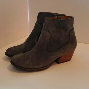 Kork Ease Suede Boots Grey Sz. 8